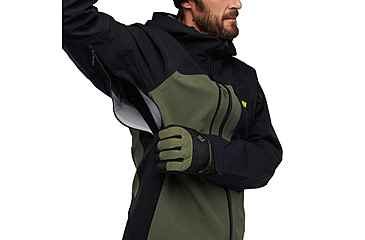 Image of Black Diamond Recon Stretch Pro Shell - Mens, Black/Tundra, Extra Large, AP7450189367XLG1
