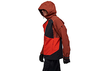 Image of Black Diamond Recon Stretch Ski Shell - Mens, Mulled Cider/Black/Octane, Medium, APK6HI9407MED1