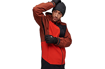 Image of Black Diamond Recon Stretch Ski Shell - Mens, Mulled Cider/Black/Octane, Medium, APK6HI9407MED1