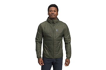 Image of Black Diamond Solution 1.0 Hoody - Mens, Dark Moss, Extra Large, AP7460143004XLG1