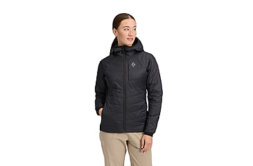 Image of Black Diamond Solution 1.0 Hoody - Womens, Black, Large, AP7460270002LRG1