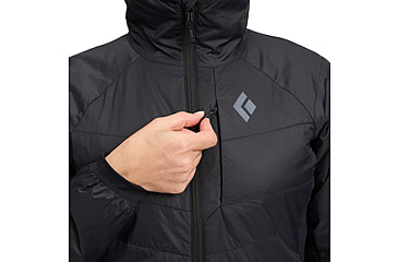 Image of Black Diamond Solution 1.0 Hoody - Womens, Black, Large, AP7460270002LRG1