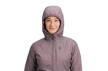 Image of Black Diamond Solution 1.0 Hoody - Womens, Dark Mauve, Small, AP7460276048SML1