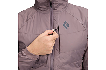 Image of Black Diamond Solution 1.0 Hoody - Womens, Dark Mauve, Small, AP7460276048SML1