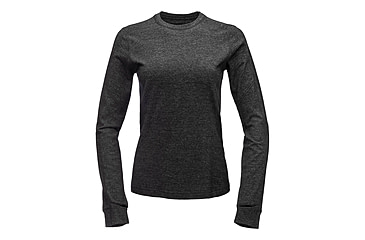 Image of Black Diamond Solution Merino 150 Base Crew - Women's, Extra Small, Black, AP7600210002XSM1