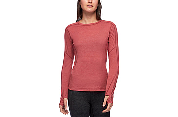 Image of Black Diamond Solution Merino 150 Base Crew - Women's, Extra Small, Wild Rose, AP7600216012XSM1