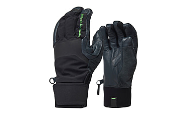 Image of Black Diamond Terminator Gloves, Black, Large, BD8011470002LRG1