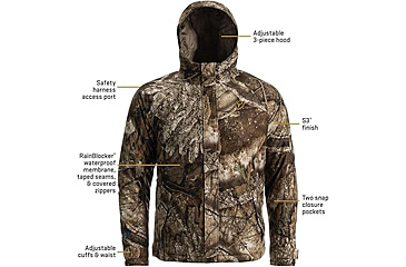 Image of Blocker Outdoors Drencher Insulated Jacket - Mens, Real Tree APX, Medium, 1408987