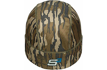 Image of Blocker Outdoors Shield S3 Skull Cap - Men's, Mossy Oak Bottomlands Camo, 2300341-0750000
