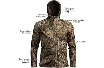 Image of Blocker Outdoors Silentec Jacket - Mens, Real Tree APX, Small, 1408961
