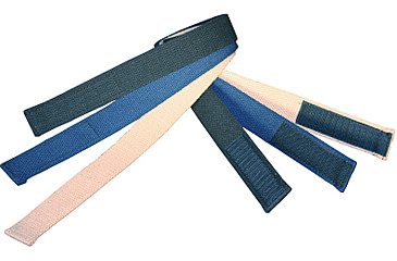 Image of Boston Leather Velcro Tipped Cotton Webbelt. - 6229-10-56