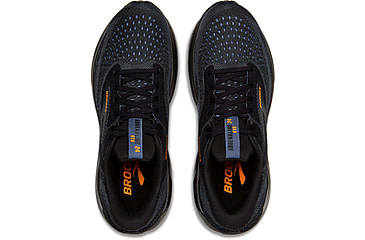 Image of Brooks Adrenaline GTS 24 Road Running Shoes - Mens, Black/Country Blue/Orange, 10.5 US/Medium, 1104371D076.105