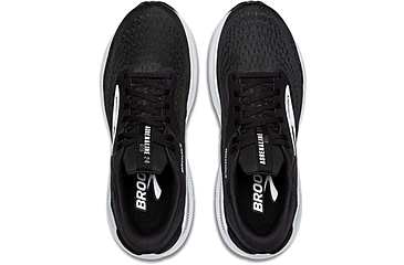 Image of Brooks Adrenaline GTS 24 Road Running Shoes - Womens, Black/White, 6.0 US/Medium, 1204261B087.060