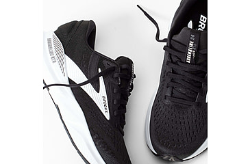 Image of Brooks Adrenaline GTS 24 Road Running Shoes - Womens, Black/White, 6.0 US/Medium, 1204261B087.060