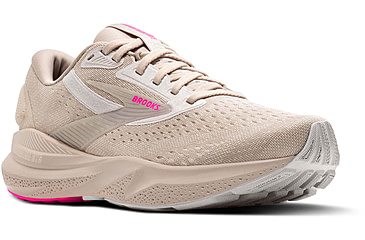 Image of Brooks Adrenaline GTS 24 Road Running Shoes - Womens, Chateau Grey/Coconut/Pink, 6.0 US/Medium, 1204261B159.060