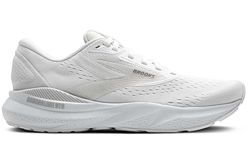 Image of Brooks Adrenaline GTS 24 Road Running Shoes - Womens, White/Oyster/Alloy, 6.0 US/Medium, 1204261B148.060