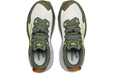 Image of Brooks Caldera 8 Trailrunning Shoes - Mens, Dusty Olive/Lime/Oyster, 13, 1D, 1104401D314.130