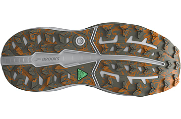 Image of Brooks Caldera 8 Trailrunning Shoes - Mens, Dusty Olive/Lime/Oyster, 13, 1D, 1104401D314.130