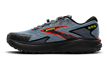 Image of Brooks Divide 5 Trailrunning Shoes - Mens, Citadel/Ebony/Lime, 11.5 US/Medium, 1104291D004.115