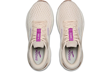 Image of Brooks Ghost 16 Road Running Shoes - Womens, Almond Peach/Coconut/Purple, 8.5 US/Medium, 1204071B251.085