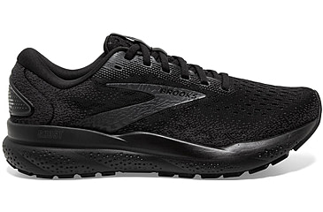 Image of Brooks Ghost 16 Running Shoes - Womens, Black/Black/Ebony, 7.0, 1204071B020.070