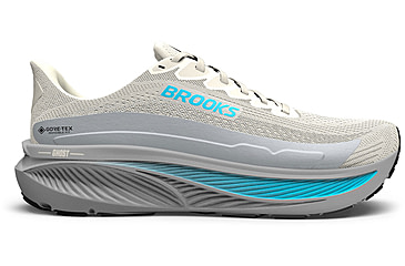 Image of Brooks Ghost 17 GTX Road Running Shoes - Womens, Coconut/Oyster/Blue, 7, 1B, 1204511B138.070