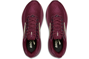 Image of Brooks Ghost 17 Road Running Shoes - Womens, Burgundy/Pink/Green, 8.5, 1B, 1204311B581.085