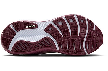 Image of Brooks Ghost 17 Road Running Shoes - Womens, Burgundy/Pink/Green, 8.5, 1B, 1204311B581.085