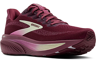Image of Brooks Ghost 17 Road Running Shoes - Womens, Burgundy/Pink/Green, 8.5, 1B, 1204311B581.085