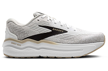 Image of Brooks Ghost Max 2 Road Running Shoes - Mens, White/Pelican/Oyster, 11.0 US/Medium, 1104311D125.110