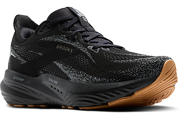 Image of Brooks Glycerin 22 Road Running Shoes - Mens, Black/Primer Gray/Biscuit, 8.5, 1D, 1104451D089.085