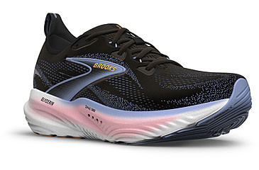 Image of Brooks Glycerin 22 Road Running Shoes - Womens, Black/Blue Heron/Orange, 10, 1B, 1204341B088.100
