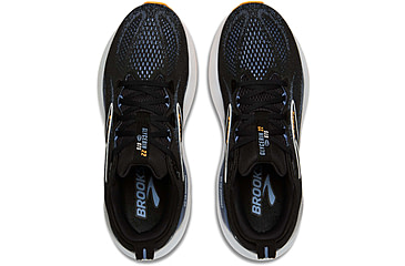 Image of Brooks Glycerin GTS 22 Road Running Shoes - Mens, Black/Country Blue/Orange Pop, 11.0 US/Medium, 1104461D013.110