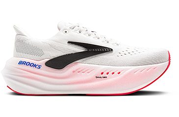 Image of Brooks Glycerin Max Road Running - Womens, White/Black/Diva Pink, 9.5, 1B, 1204361B118.095