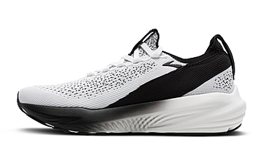 Image of Brooks Glycerin StealthFit 22 Road Running Shoes - Mens, White/Grey/Black, 8, 1D, 1104481D135.080