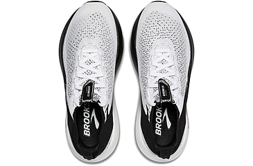 Image of Brooks Glycerin StealthFit 22 Road Running Shoes - Mens, White/Grey/Black, 8, 1D, 1104481D135.080