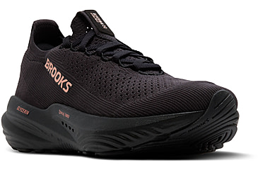 Image of Brooks Glycerin StealthFit 22 Road Running Shoes - Womens, Black/Grey/Rose Gold, 6, 1B, 1204371B068.060