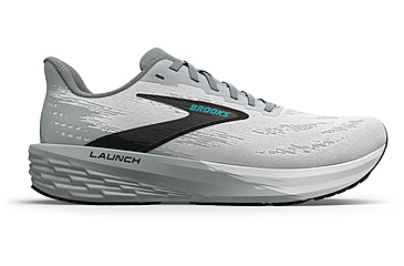 Image of Brooks Launch 11 Road Running Shoes - Mens, Oyster/Primer Gray/Blue, 8.5, 1D, 1104501D021.085