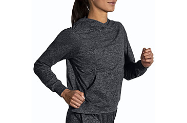 Image of Brooks Luxe Jogger - Womens, Htr Black, Medium, 221666090.030