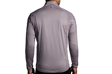 Image of Brooks Fusion Hybrid Jacket - Mens, Frosted Lead, Small, 211299580.025