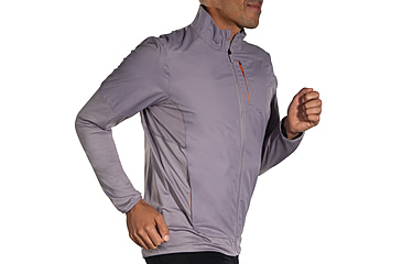 Image of Brooks Fusion Hybrid Jacket - Mens, Frosted Lead, Small, 211299580.025