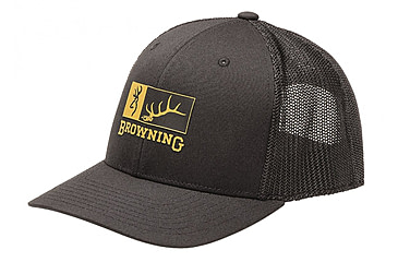 Image of Browning Men's Cap ELK Ridge, Black/Gold, 308018991