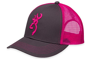Image of Browning Flashback Cap,Charcoal/Neon Pink 308177771