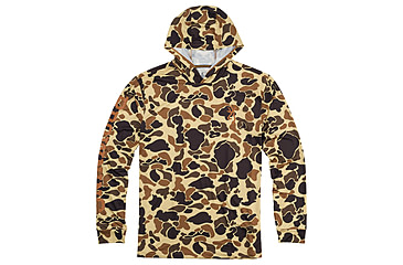 Image of Browning Hooded Long Sleeve Sun Shirt - Mens, Vintage Tan, XL, 3010861204