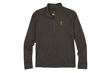 Image of Browning Merino 1/4 Zip Shirt - Mens, Major Brown, 2XL, 3010939805