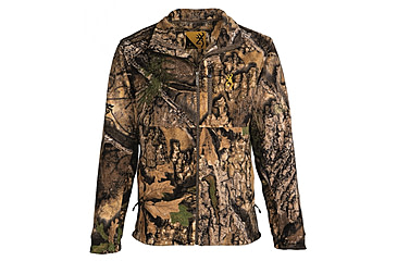 Image of Browning Muted Fleece Jacket, RTAPS Camo, Small, 3040252101