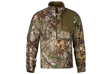Image of Browning Quick Change 3/4 Zip Pullover, Realtree Xtra, Medium, 301460242