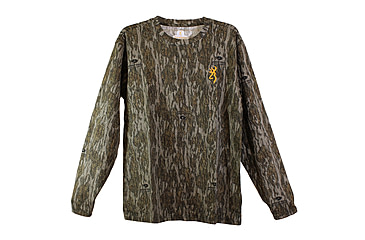 Image of Browning Wasatch Long Sleeve Shirt - Mens, Mossy Oak Bottomlands, Medium, 3017821902
