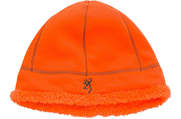 Image of Browning Wicked Wing Highpile Beanie, Blaze, One Size, 30866801
