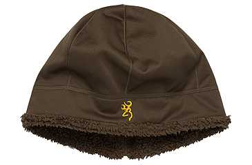 Image of Browning Wicked Wing Highpile Beanie - Mens, Major Brown, One Size, 30866898